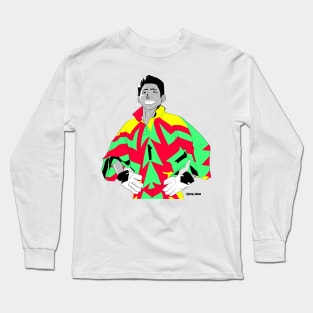 el brody inmortal jorge campos, mexican legendary goal keepeer in soccer Long Sleeve T-Shirt